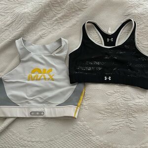 Nike Air Max and UA Sports bra lot